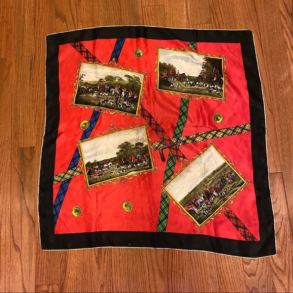 Fox Hunt Pattern Scarf - Picture 7 of 8